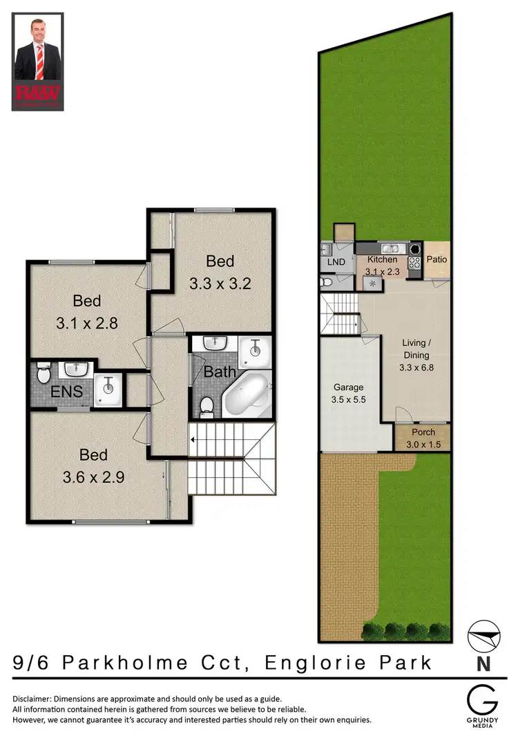 Floorplan of Homely townhouse listing, 9/6 Parkholme Circuit, Englorie Park NSW 2560