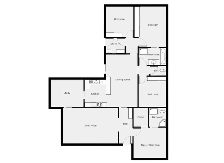 Floorplan of Homely house listing, 17 McKay Place, Mildura VIC 3500