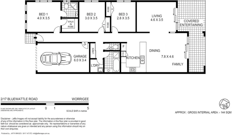 Floorplan of Homely house listing, 2/17 Bluewattle Road, Worrigee NSW 2540