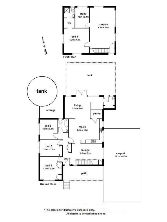 Floorplan of Homely house listing, 108 King Road, Harkaway VIC 3806