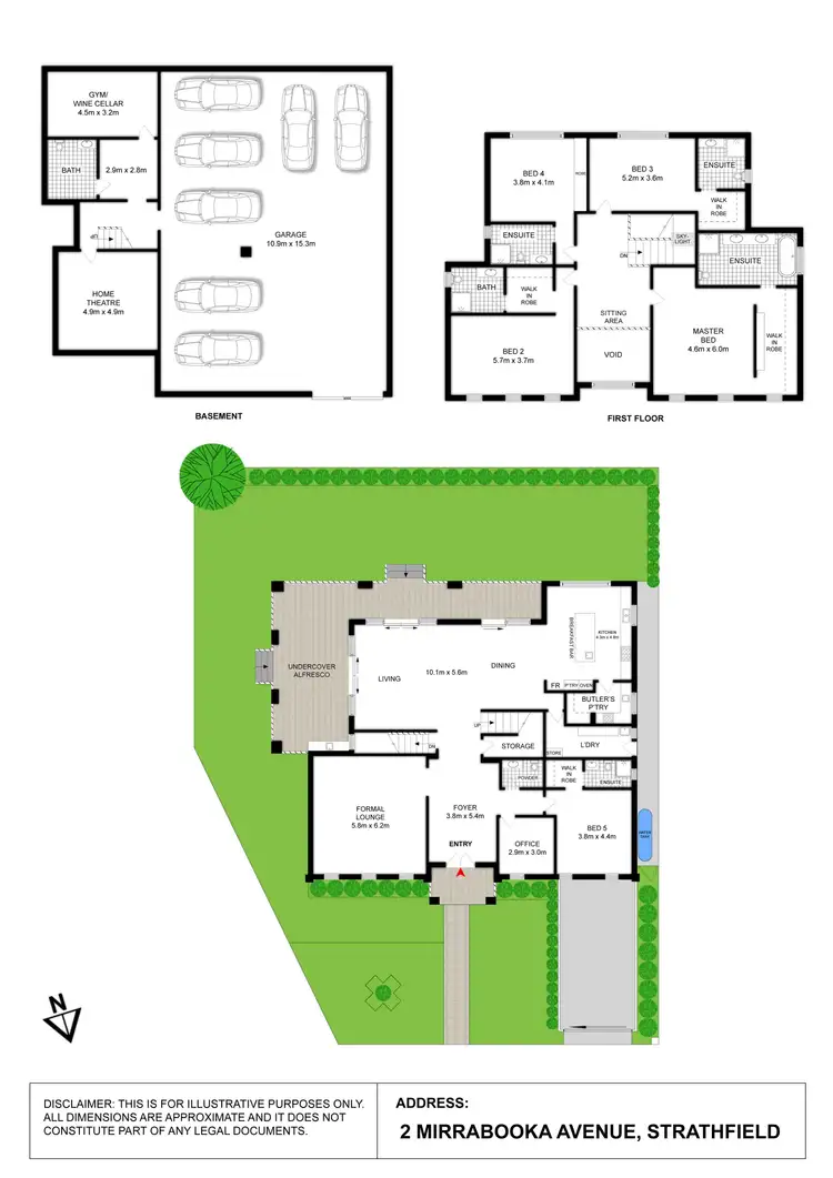 Floorplan of Homely house listing, 2 MIRRABOOKA AVENUE, Strathfield NSW 2135