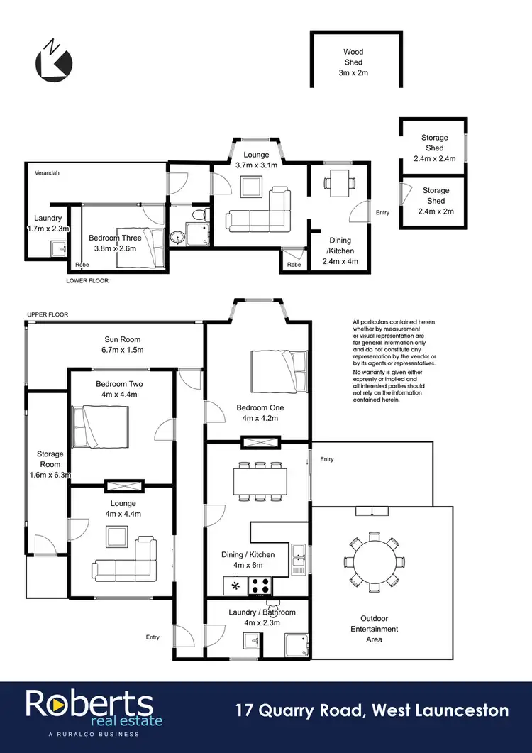 Floorplan of Homely house listing, 17 Quarry Rd, West Launceston TAS 7250