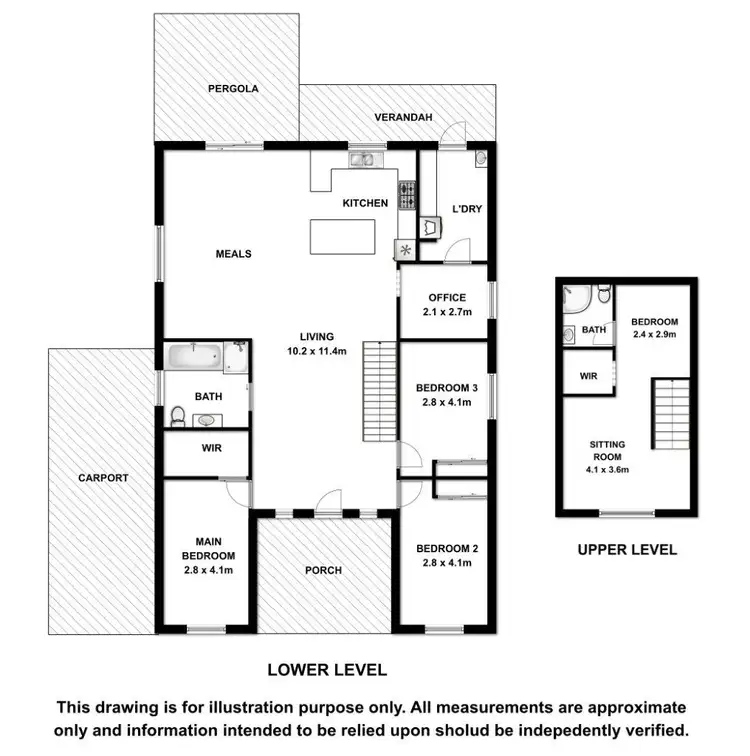 Floorplan of Homely house listing, 11A Cameron Street, Kingston Se SA 5275