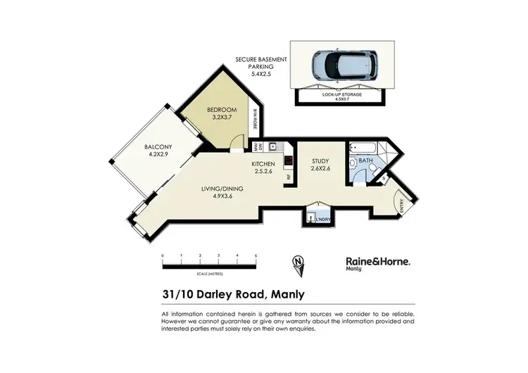 Floorplan of Homely apartment listing, 31/10 Darley Road, Manly NSW 2095