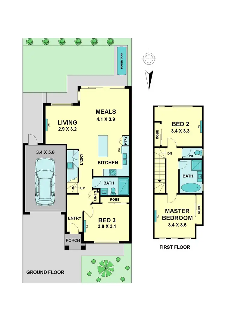 Floorplan of Homely house listing, 1A View Street, Essendon West VIC 3040