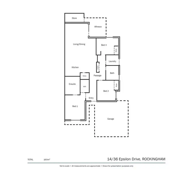 Floorplan of Homely villa listing, 14/36 Epsilon Drive, Rockingham WA 6168