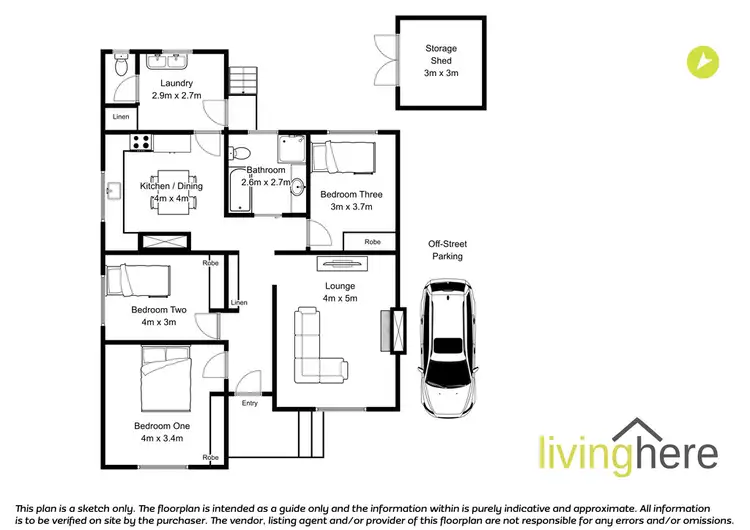 Floorplan of Homely house listing, 24 Vermont Road, Mowbray TAS 7248