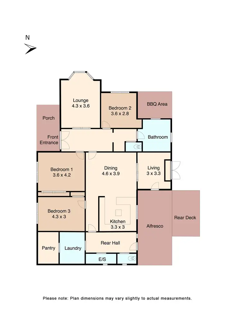 Floorplan of Homely house listing, 665 Smythesdale-Snake Valley Road, Hillcrest VIC 3351