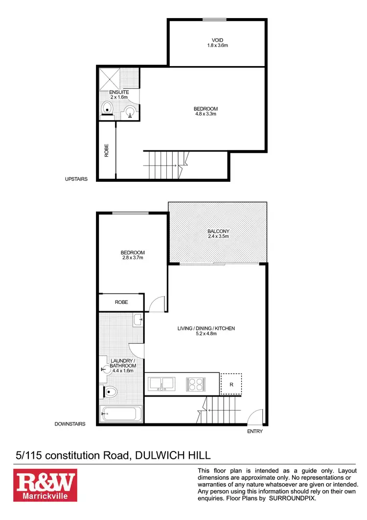 Floorplan of Homely unit listing, 5/115 Constitution Road, Dulwich Hill NSW 2203