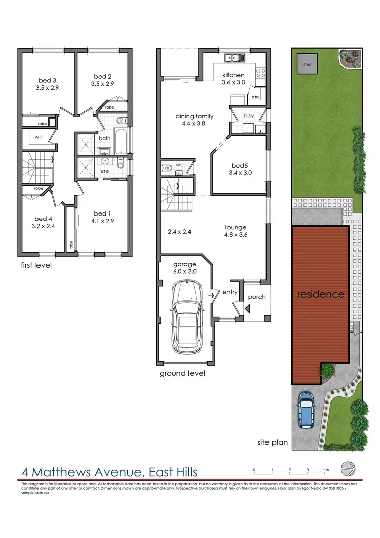 Floorplan of Homely house listing, 4 Matthews Avenue, East Hills NSW 2213