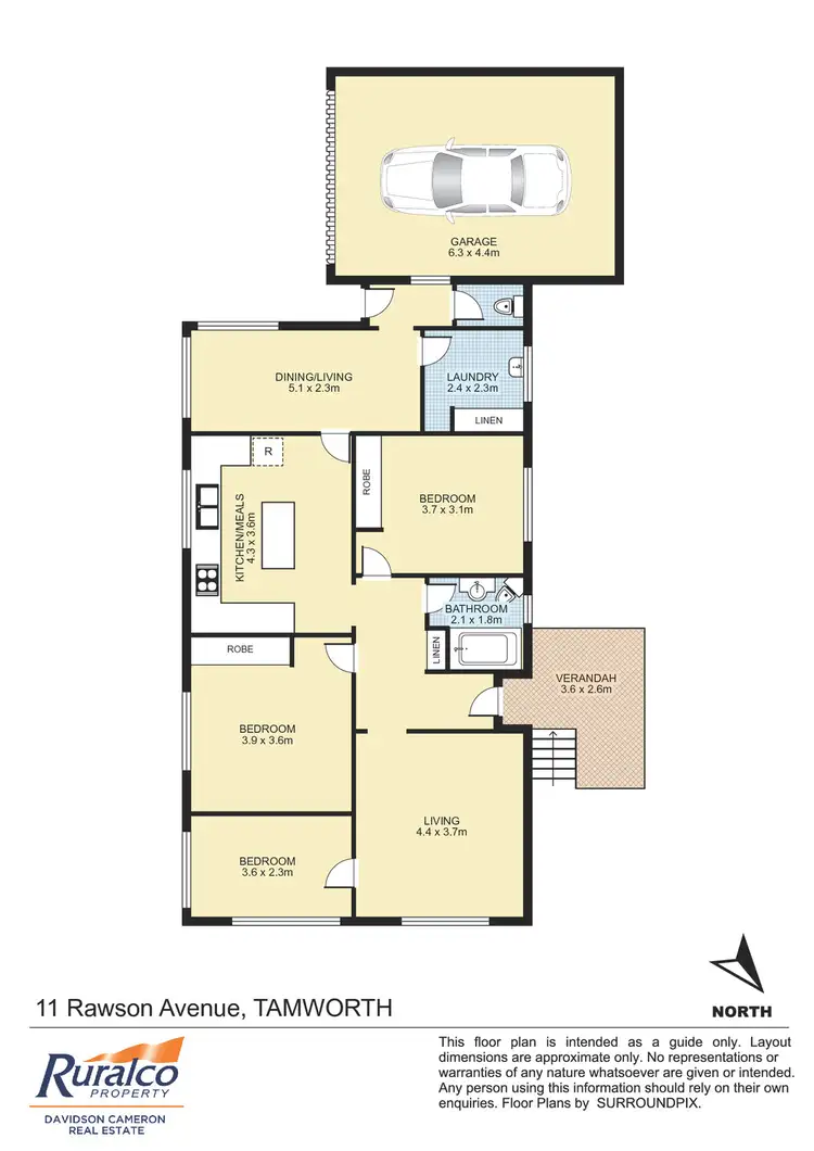 Floorplan of Homely house listing, 11 Rawson Avenue, Tamworth NSW 2340