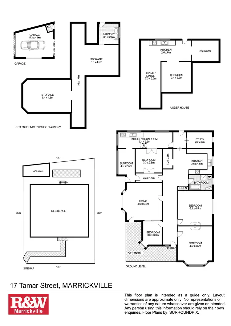 Floorplan of Homely house listing, 17 Tamar Street, Marrickville NSW 2204