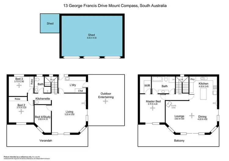Floorplan of Homely house listing, 13 George Francis Drive, Mount Compass SA 5210