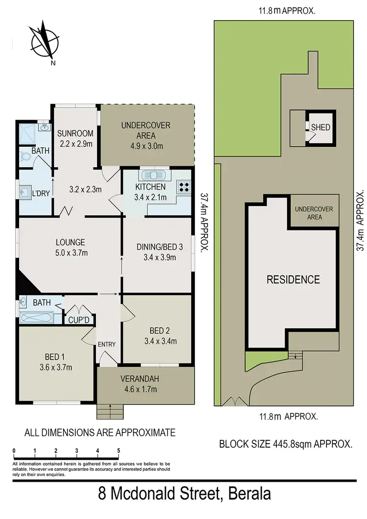 Floorplan of Homely house listing, 8 MCDONALD STREET, Berala NSW 2141