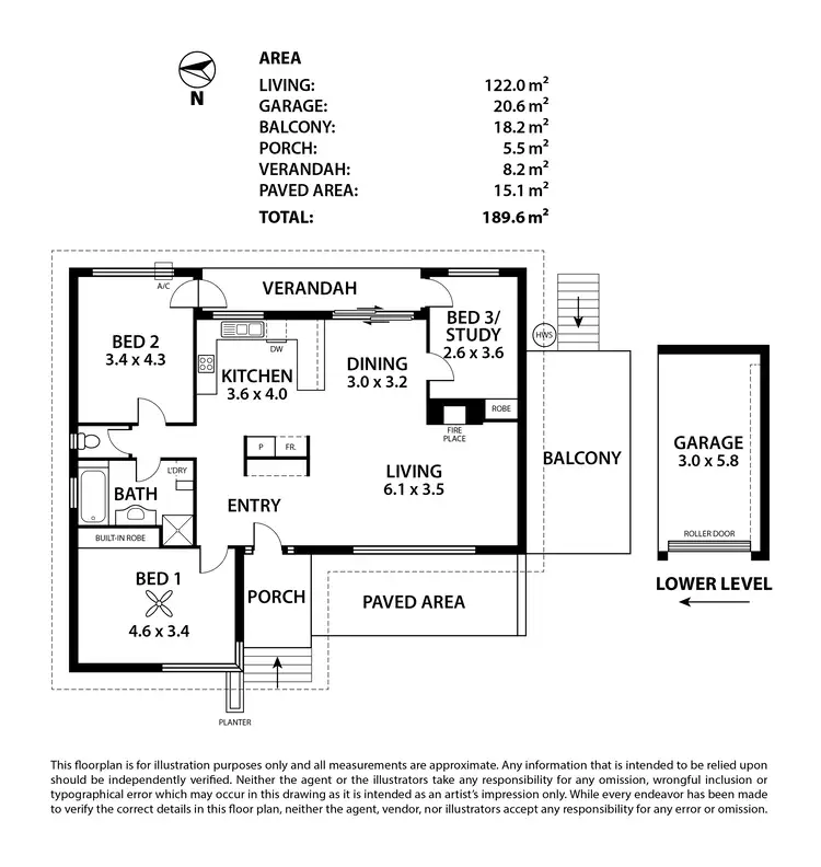 Floorplan of Homely house listing, 8 Elinor Terrace, Glen Osmond SA 5064