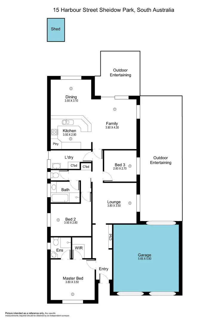 Floorplan of Homely house listing, 15 Harbour Street, Sheidow Park SA 5158