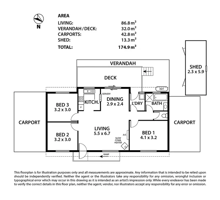 Floorplan of Homely house listing, 22 Story Street, Milang SA 5256