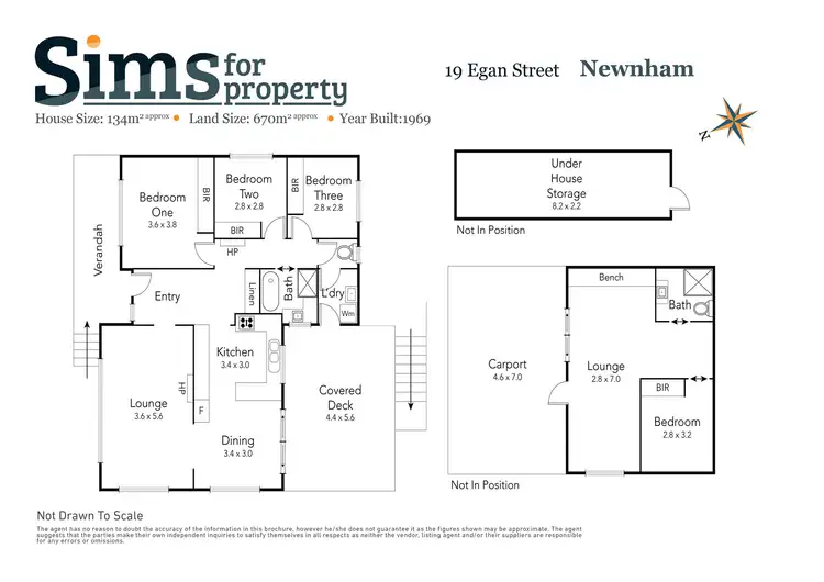 Floorplan of Homely house listing, 19 Egan Street, Newnham TAS 7248