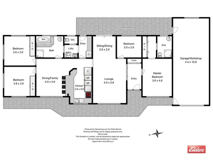 Floorplan of Homely house listing, 56a Raglan Street, Somerset TAS 7322