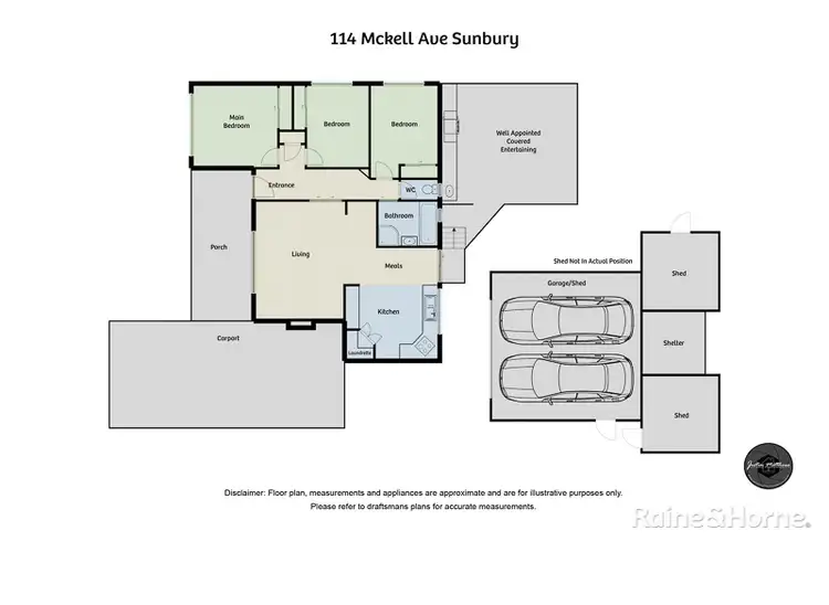 Floorplan of Homely house listing, 114 McKell Avenue, Sunbury VIC 3429