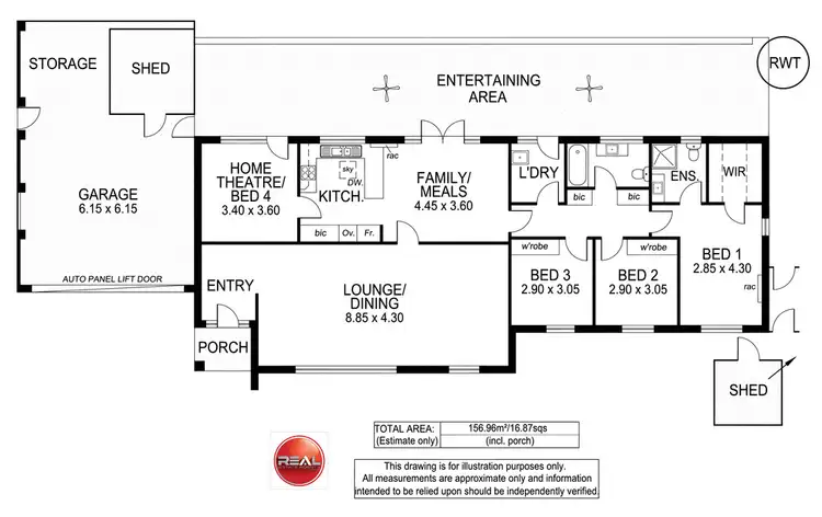 Floorplan of Homely house listing, 45 Karoona Crescent, Seacombe Heights SA 5047