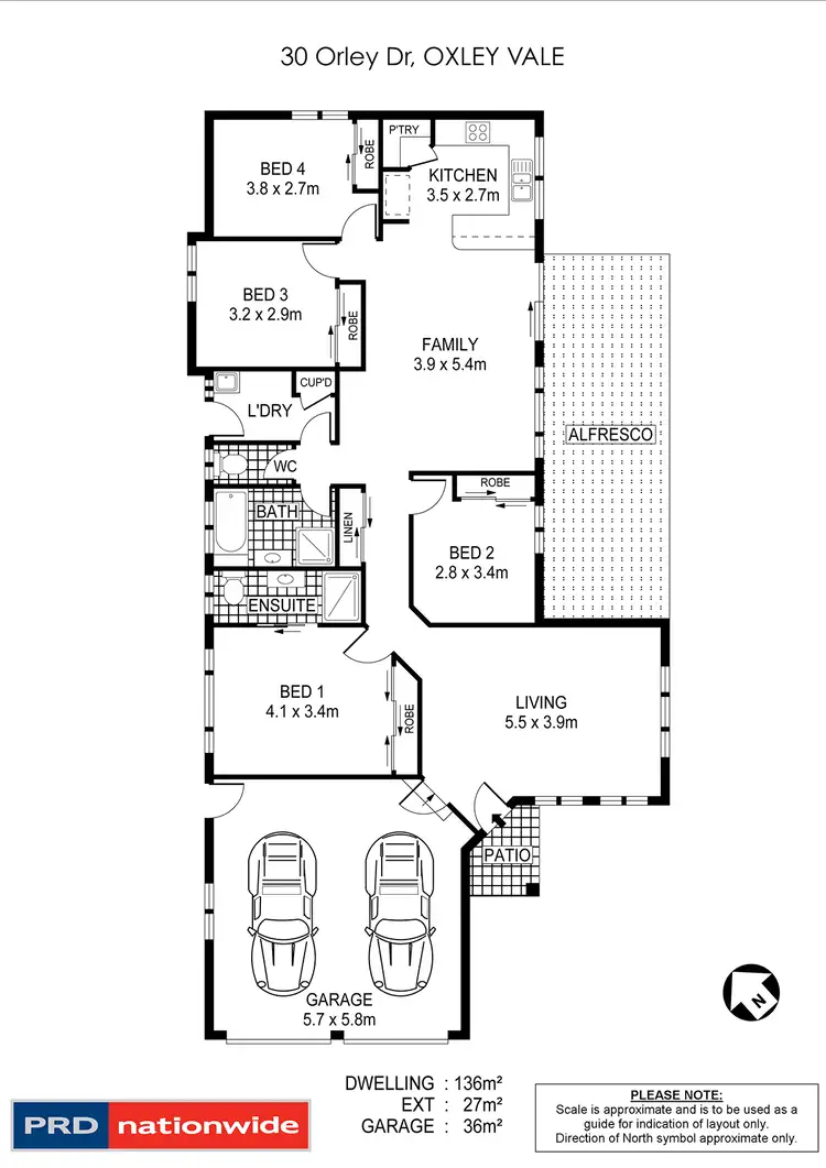 Floorplan of Homely house listing, 30 Orley Drive, Tamworth NSW 2340