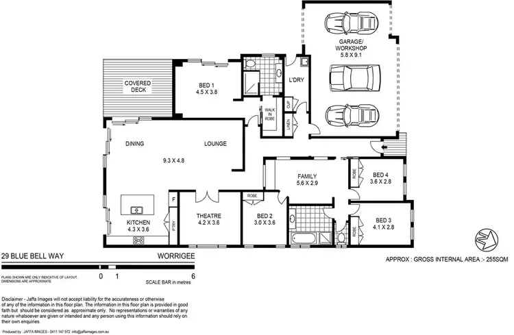 Floorplan of Homely house listing, 29 Blue Bell Way, Worrigee NSW 2540