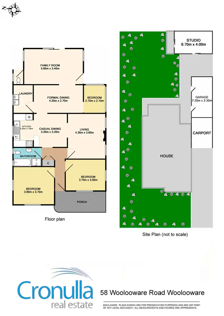 Floorplan of Homely house listing, 58 Woolooware Road, Woolooware NSW 2230
