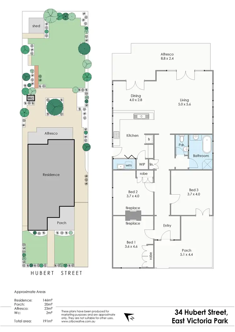 Floorplan of Homely house listing, 34 Hubert Street, East Victoria Park WA 6101