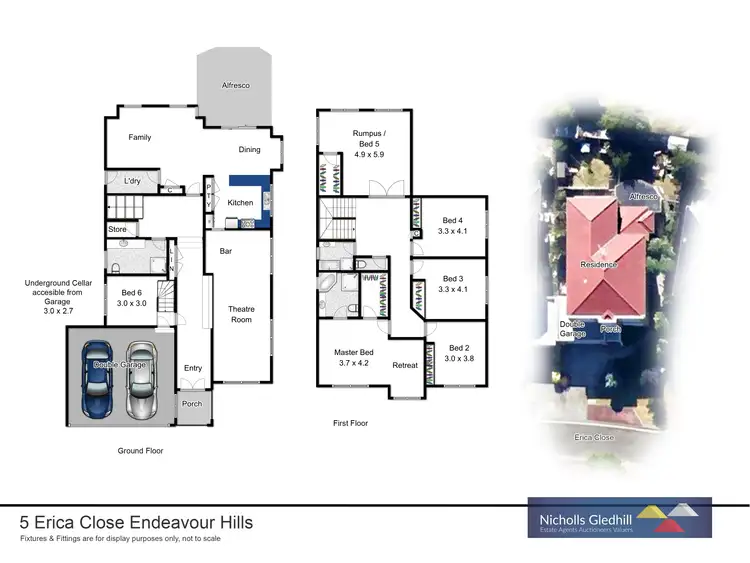 Floorplan of Homely house listing, 5 ERICA CLOSE, Endeavour Hills VIC 3802