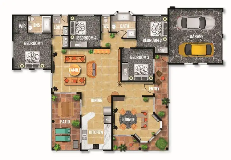 Floorplan of Homely house listing, 52 Silverwood Drive, Cooroibah QLD 4565