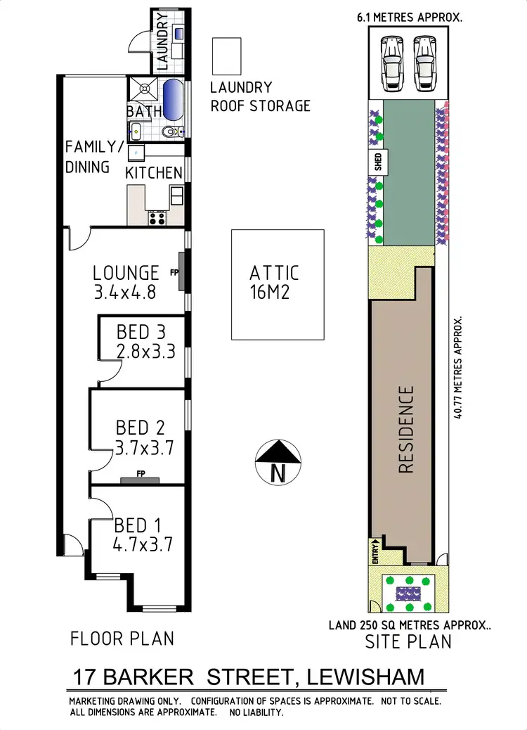 Floorplan of Homely house listing, 17 Barker Street, Lewisham NSW 2049