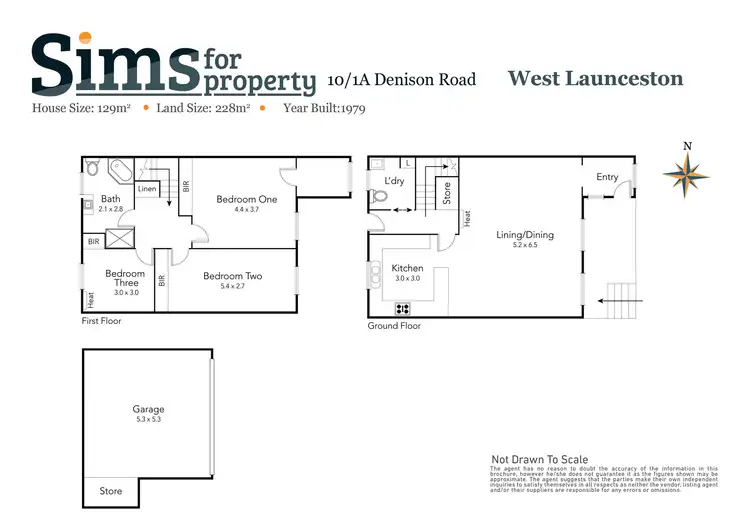 Floorplan of Homely unit listing, 10/1A Denison Road, West Launceston TAS 7250