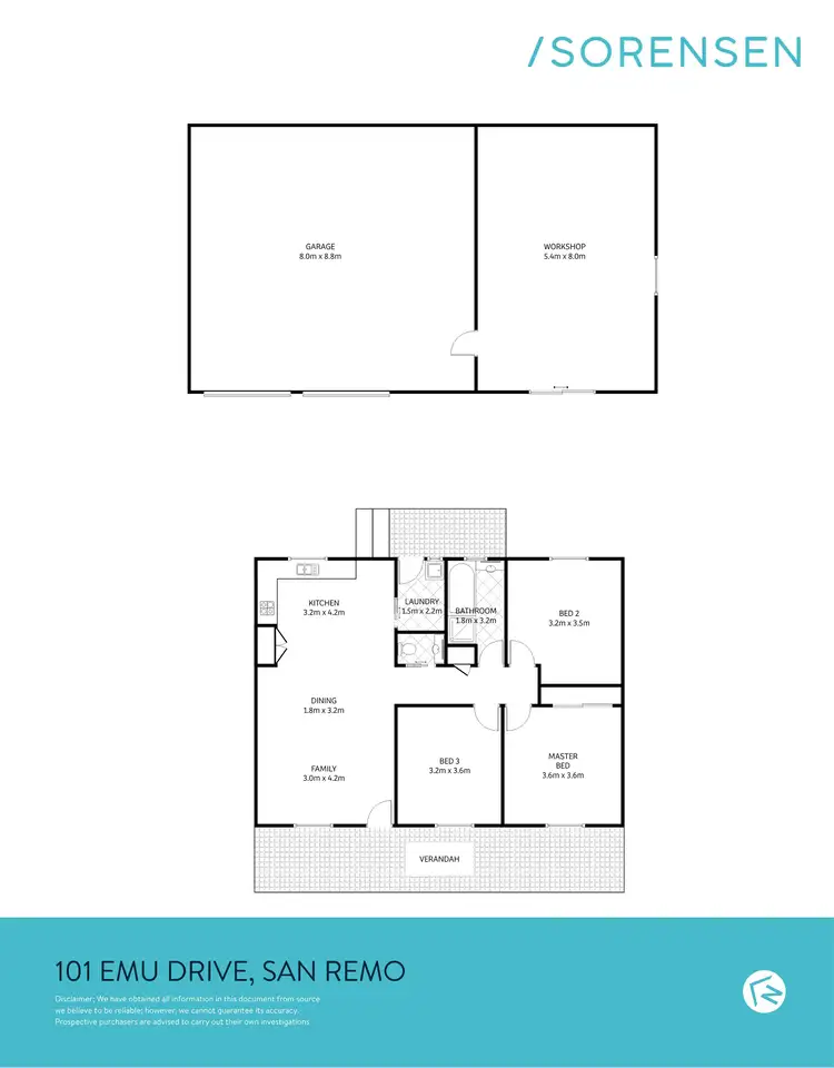 Floorplan of Homely house listing, 101 Emu Drive, San Remo NSW 2262