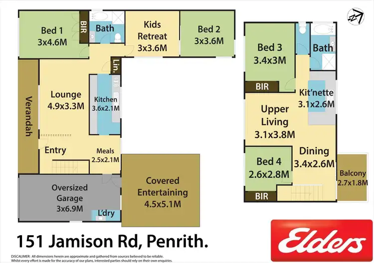 Floorplan of Homely house listing, 151 Jamison Road, Penrith NSW 2750