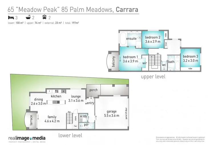 Floorplan of Homely villa listing, 65 'Meadow Peak' 85 Palm Meadows Drive, Carrara QLD 4211