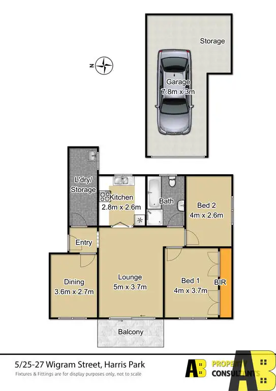 Floorplan of Homely unit listing, 5/27 Wigram Street, Harris Park NSW 2150