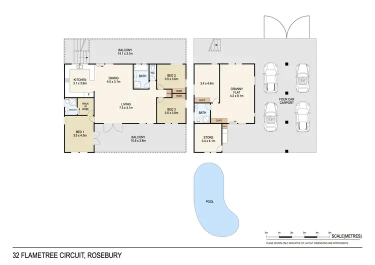 Floorplan of Homely house listing, 32 Flametree Circuit, Rosebery NT 832