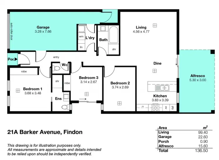 Floorplan of Homely house listing, 21a Barker Avenue, Findon SA 5023