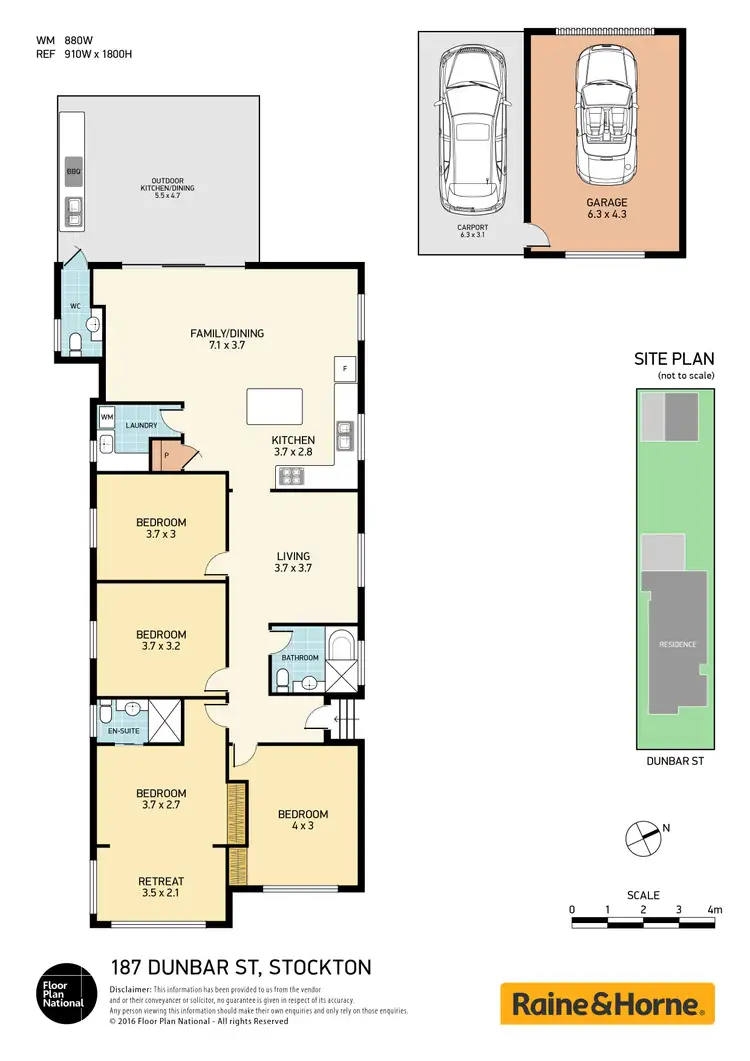 Floorplan of Homely house listing, 187 Dunbar Street,, Stockton NSW 2295