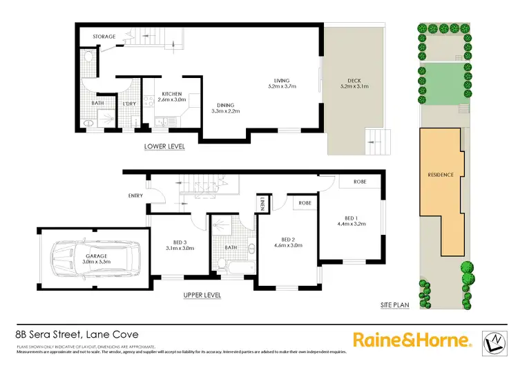 Floorplan of Homely house listing, 8B Sera Street, Lane Cove NSW 2066