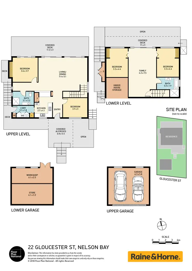 Floorplan of Homely house listing, 22 Gloucester Street, Nelson Bay NSW 2315