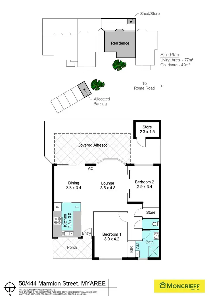 Floorplan of Homely house listing, 50/444 Marmion Street, Myaree WA 6154