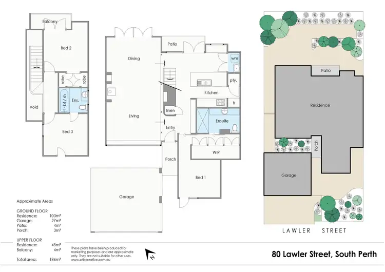 Floorplan of Homely house listing, 80 Lawler Street, South Perth WA 6151