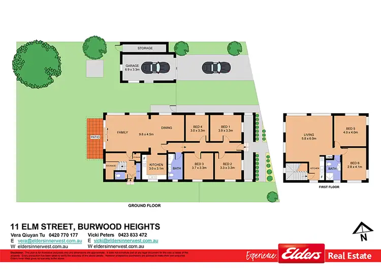 Floorplan of Homely house listing, 11 Elm Street, Burwood Heights NSW 2136