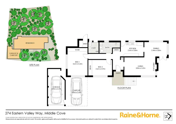 Floorplan of Homely house listing, 274 Eastern Valley Way, Middle Cove NSW 2068