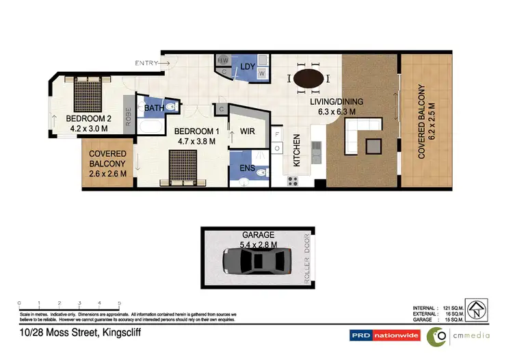 Floorplan of Homely unit listing, 10/28 Moss Street, Kingscliff NSW 2487