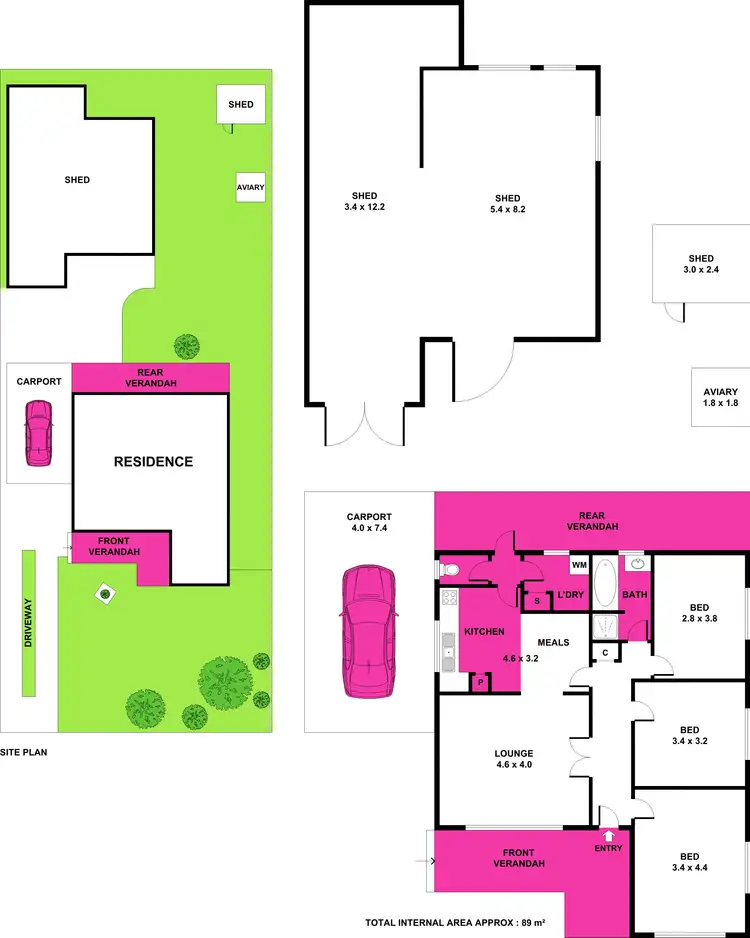 Floorplan of Homely house listing, 13 Fellmongers Road, Breakwater VIC 3219