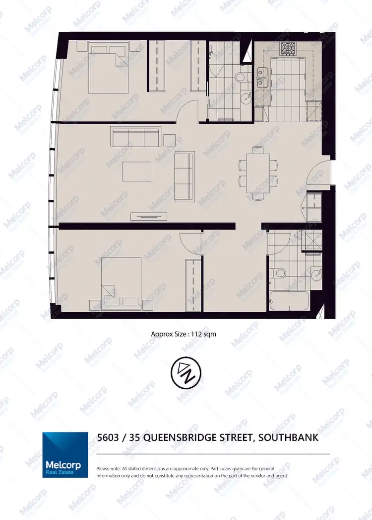 Floorplan of Homely apartment listing, 5603/35 Queensbridge Street, Southbank VIC 3006