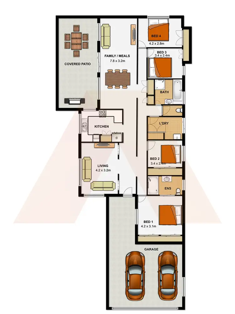 Floorplan of Homely house listing, 72 Balgownie Crescent, Parkinson QLD 4115